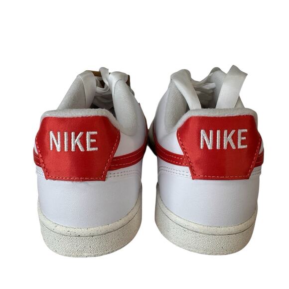 Women's Nike Court Vision Lo NN White Magic Ember Red Sail HV5246-100 sz 9 - Picture 6 of 9